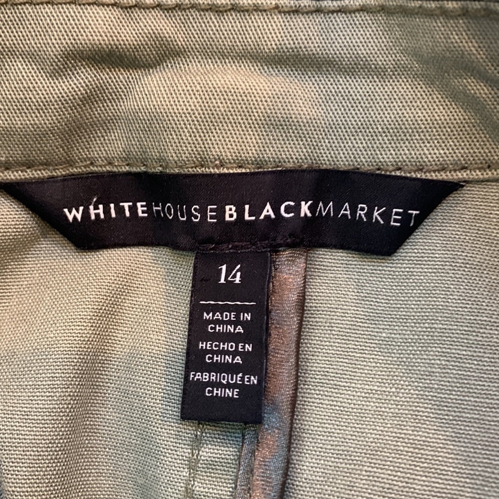 White House Black Market Military Field Jacket in Forrest NEW! - Picture 11 of 11